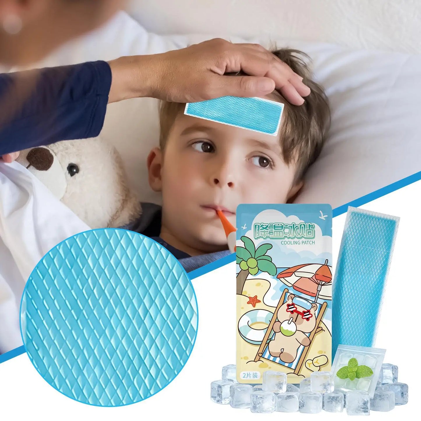 Summer Cooling Patches – Instant Cooling for Sports & Travel (2pk)