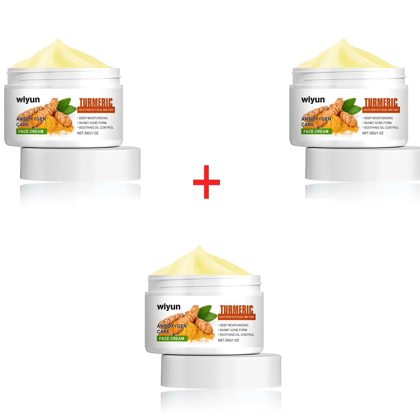 WIYUN Turmeric Face Cream – Brightening Freckle & Acne Repair