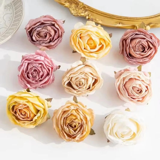 Artificial Silk Rose Heads – Wedding, DIY & Party Decor Artificial Silk Flowers Peaceful Pleasures Health and Wellness