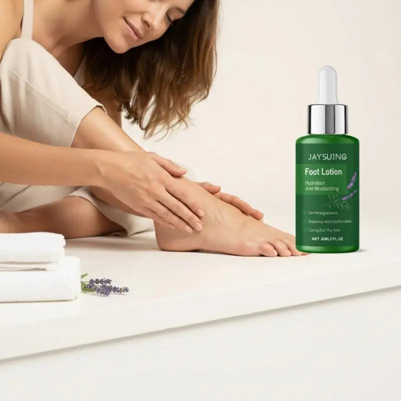 Jaysui Foot Moisturizing Lotion is moisturizing, refreshing, and easy to absorb. It provides daily moisturizing Peaceful Pleasures Health and Wellness