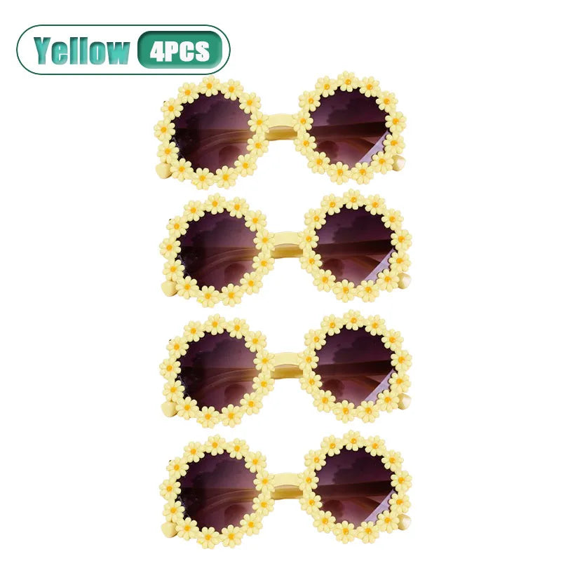 Kids Daisy Flower Sunglasses UV400 Protection | Ages 2–12