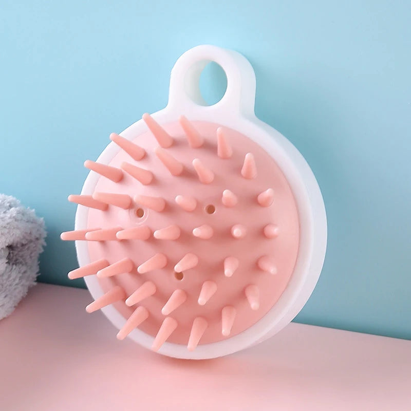 Silicone Scalp Massager Brush | Shampoo & Hair Growth Tool