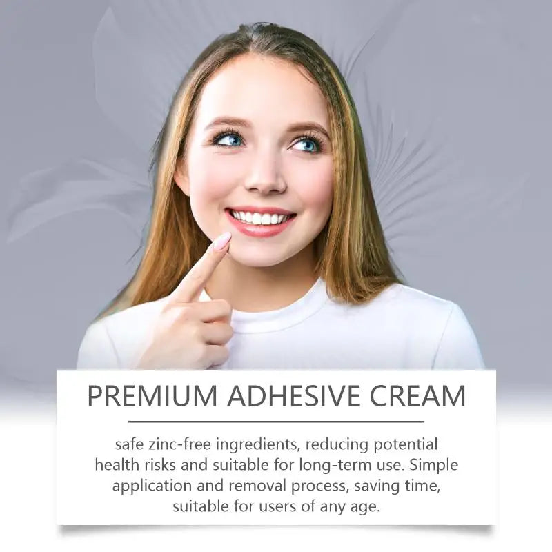 AQTOCNA Denture Adhesive Cream – Zinc-Free, 4-Day Hold | 40g