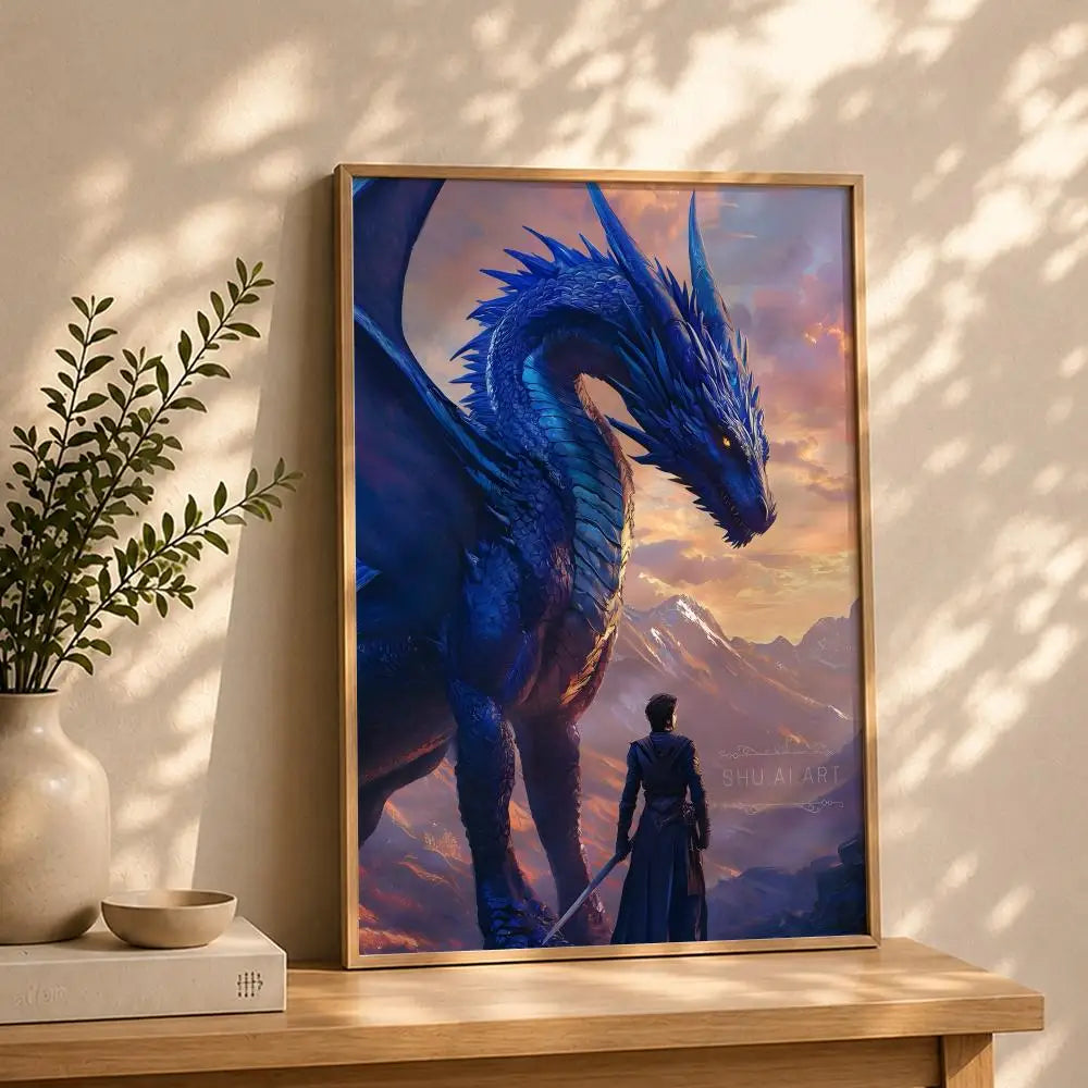 Fourth Wing HD Wall Poster – Self-Adhesive Waterproof Art Wall Art Poster Peaceful Pleasures Health and Wellness White4 30X40cmNoframe