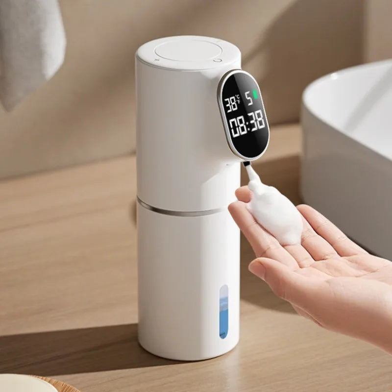 Automatic Foam Soap Dispenser LED Display | USB Wall & Desktop