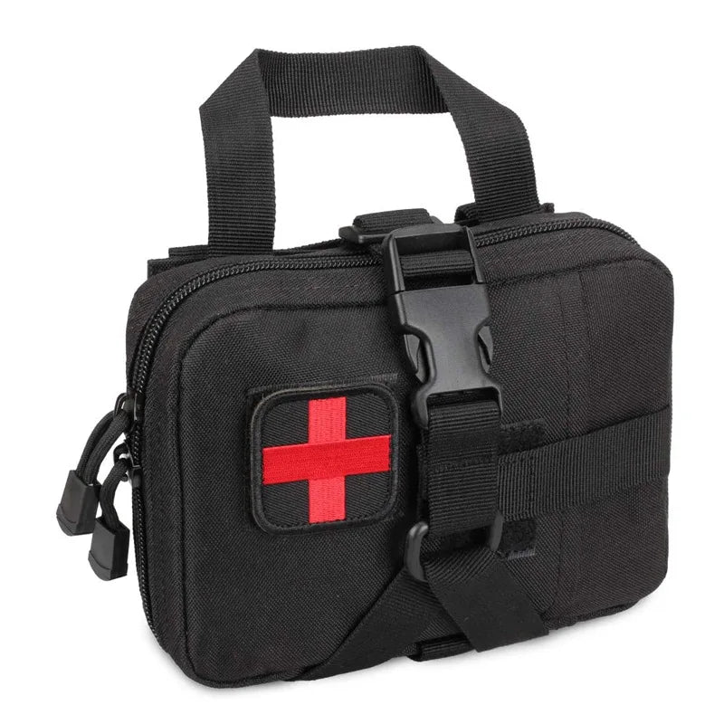 Upgrade Tactical EMT Pouch Rip Away Molle Medical kit IFAK Tear-Away First Aid Kit Travel Outdoor Hiking mergency Survival Bag Peaceful Pleasures Health and Wellness