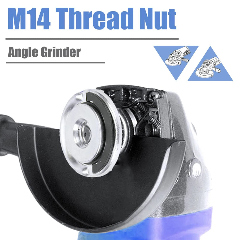 M14 Angle Grinder Quick Release Self-locking Pressing Plate Flange