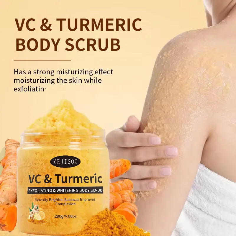 Vitamin C & Turmeric Exfoliating Body Scrub – Brightening Skin
