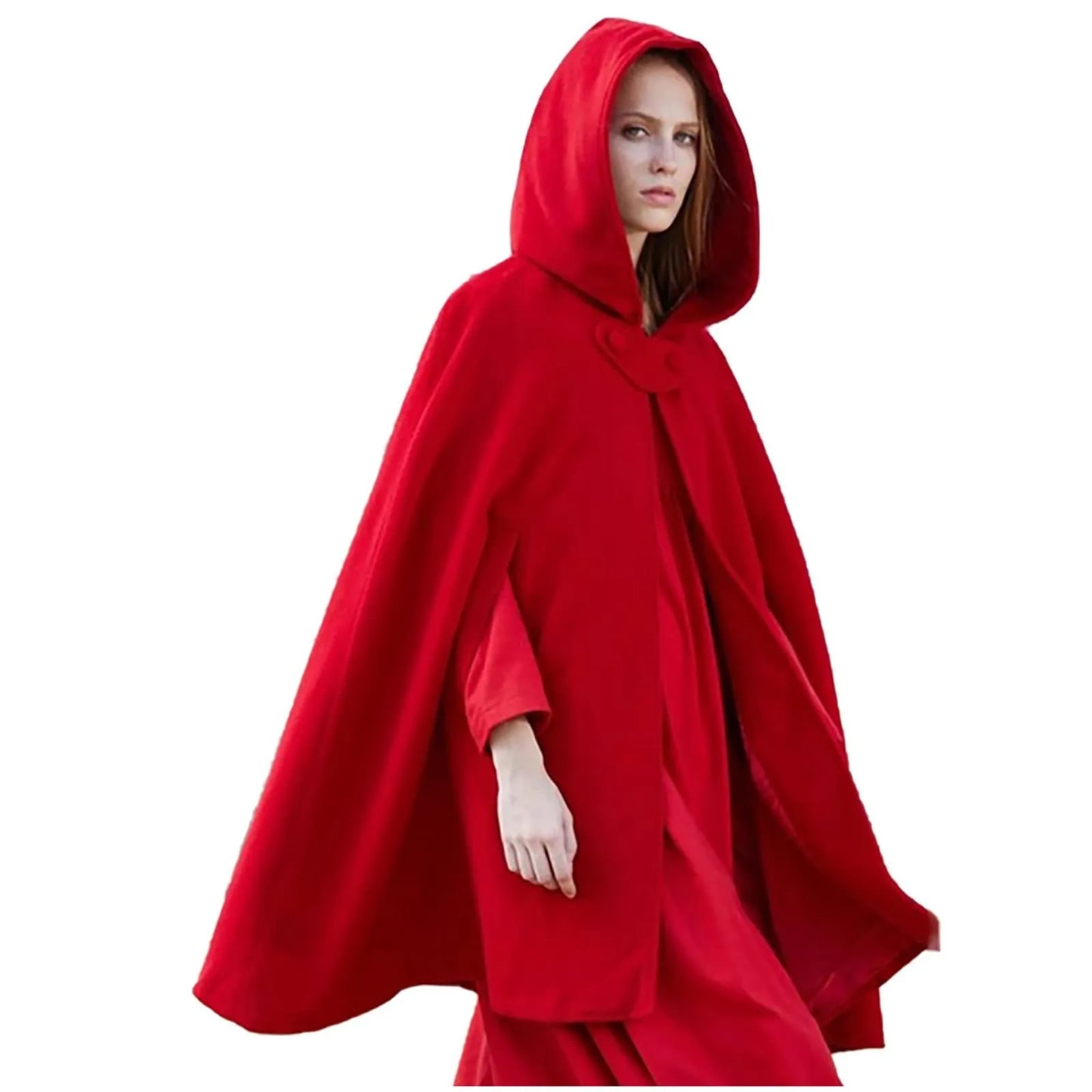 Women's Medieval Hooded Cloak | Gothic Viking Halloween Cape