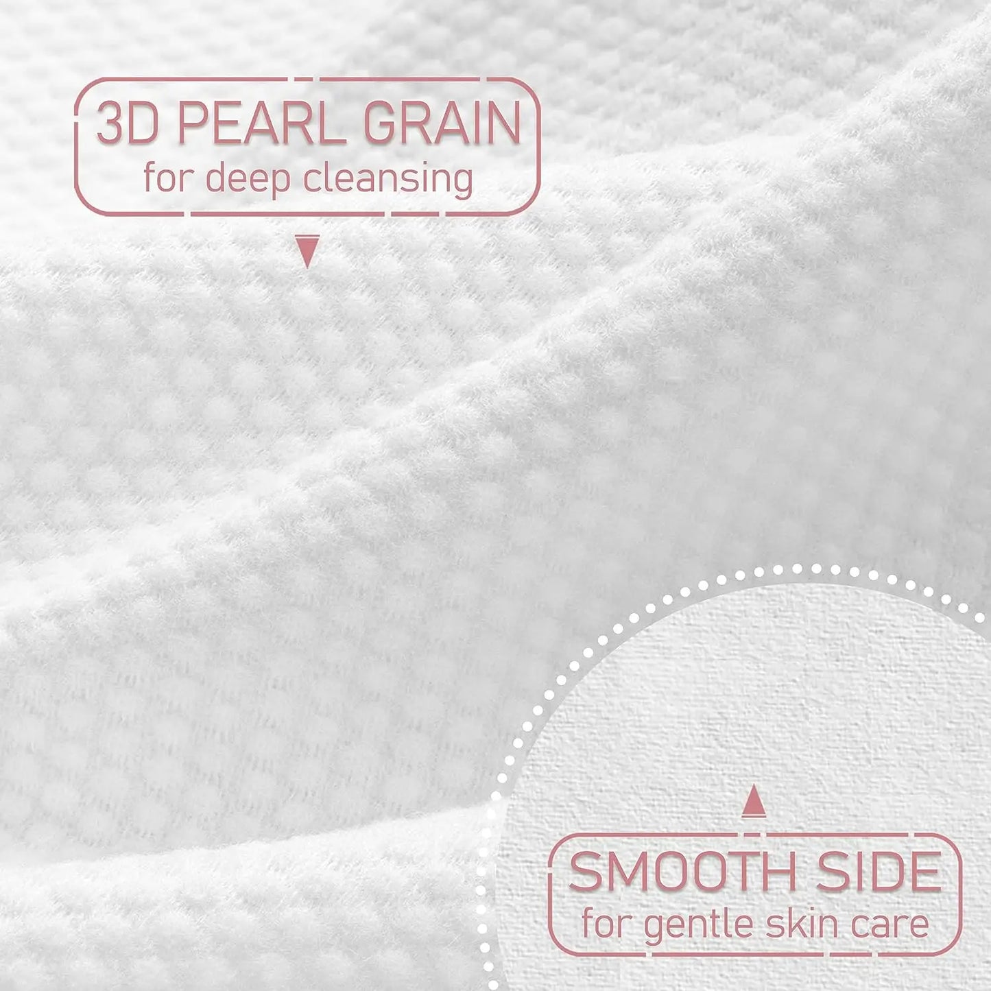 100% Cotton Disposable Face Towels – 50ct Biodegradable Wipes