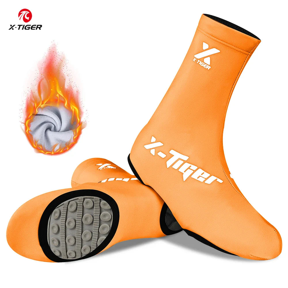 X-TIGER Winter Cycling Shoe Covers – Windproof Unisex