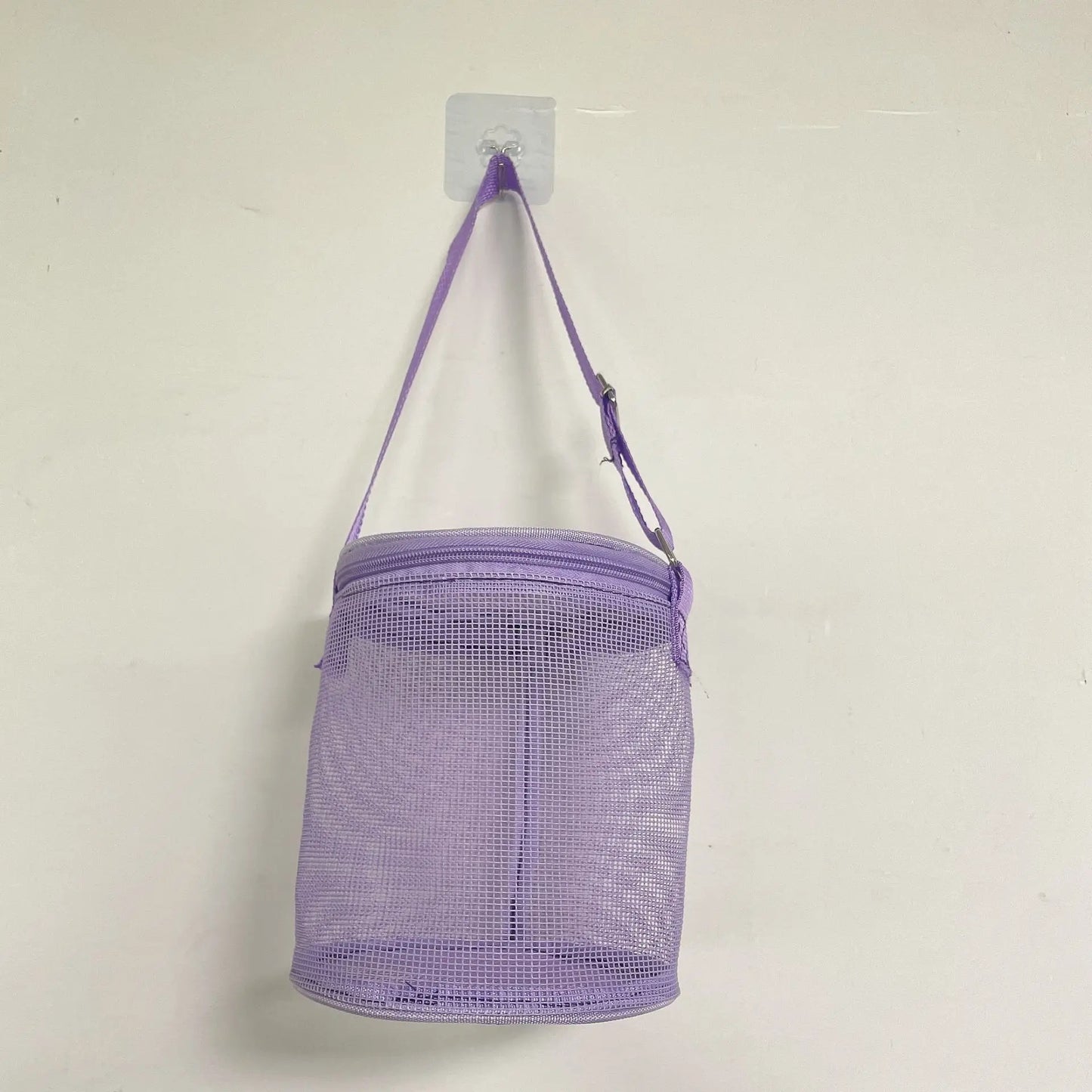Mesh Beach Bag with Zipper | Kids Sand Toy & Pool Bag