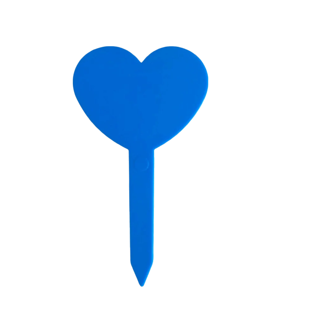 100PCS Heart-Shaped Waterproof Plant Labels | Reusable Garden Tags