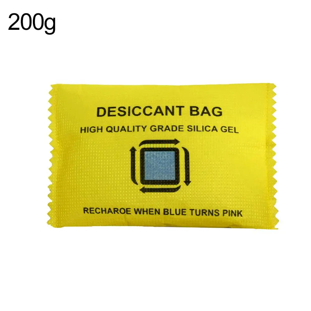 Color Changing Silica Gel Desiccant Car Dehumidifier Bag Home Moisture Absorber Vehicle Moisture Proof Pouch Peaceful Pleasures Health and Wellness 200g