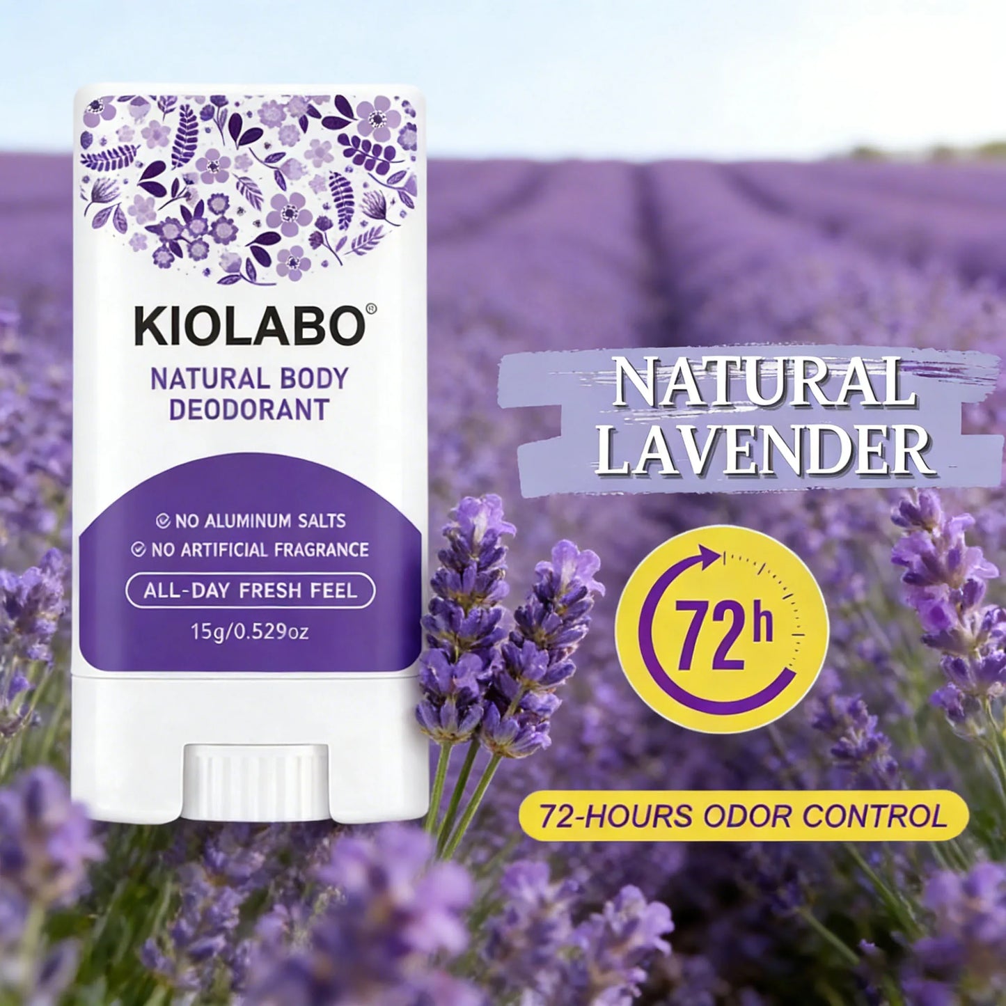 48-Hour Aluminum-Free Deodorant Cream | Moisturizing Twist Stick