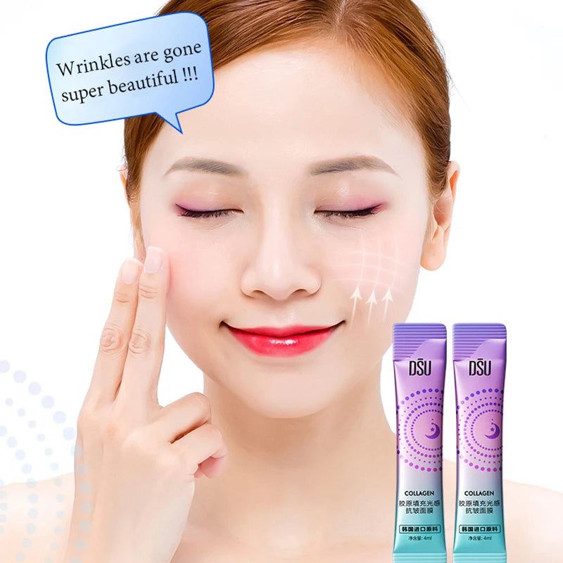 BIOAOUA 30pc Collagen Sleeping Face Mask – Anti-Wrinkle Firming