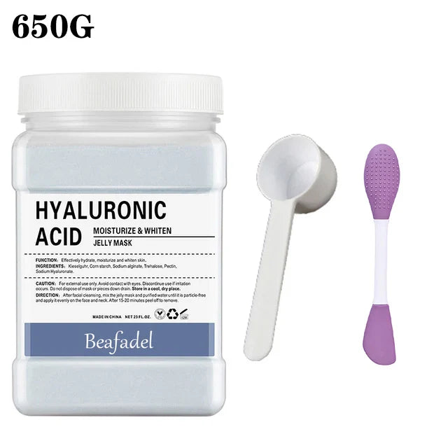 650g Hydro Jelly Mask Powder – Hyaluronic Acid & Rose Face Mask