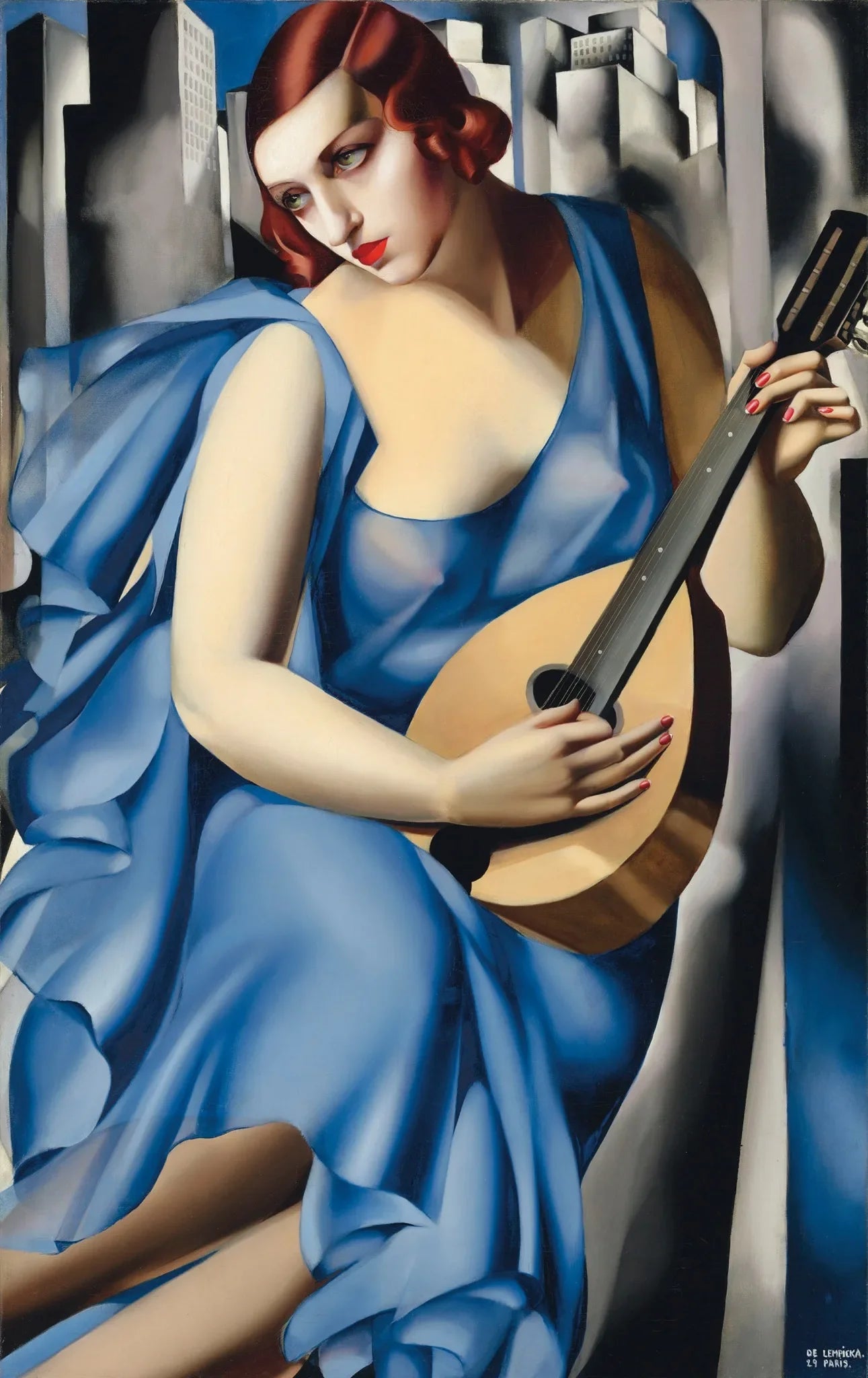 Tamara De Lempicka Posters Abstract Woman Art Canvas Painting and Prints Pictures for Nordic Living Room Aesthetic Decor Cuad Peaceful Pleasures Health and Wellness