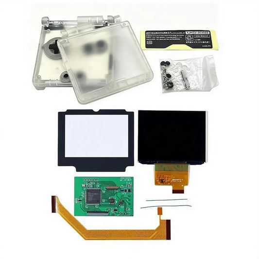 IPS V4 LCD Screen Kit for GBA SP – High Brightness + Shell LCD Screen Mod Kit Oasis Select