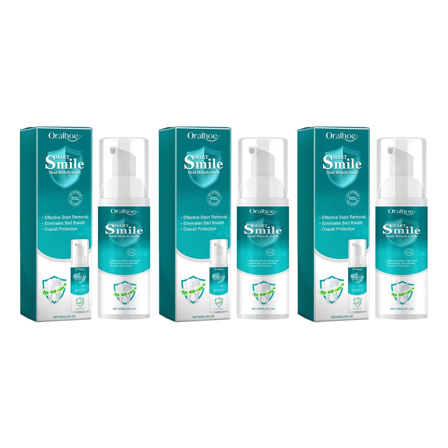 Oralhoe Propolis Whitening Toothpaste Mousse – Deep Clean 60ml