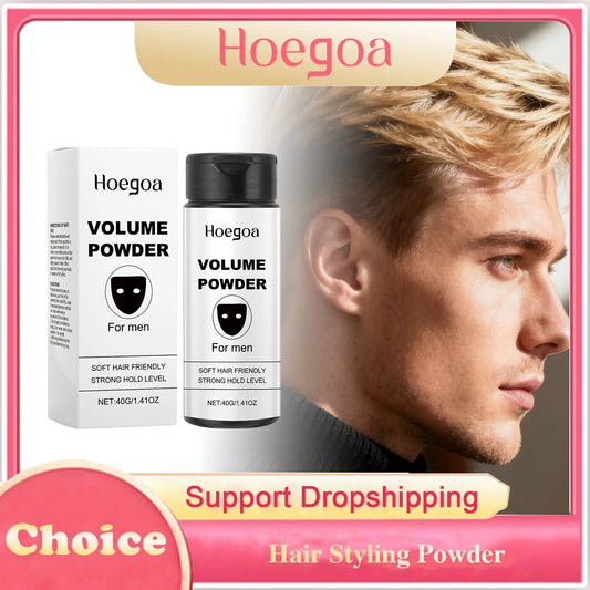 Hair Styling Powder Fluffy Increase Hair Volume Long-Lasting Oil Control Refreshing Thickening Non Sticky Volumizing Hair Powder Peaceful Pleasures Health and Wellness 40g boxed