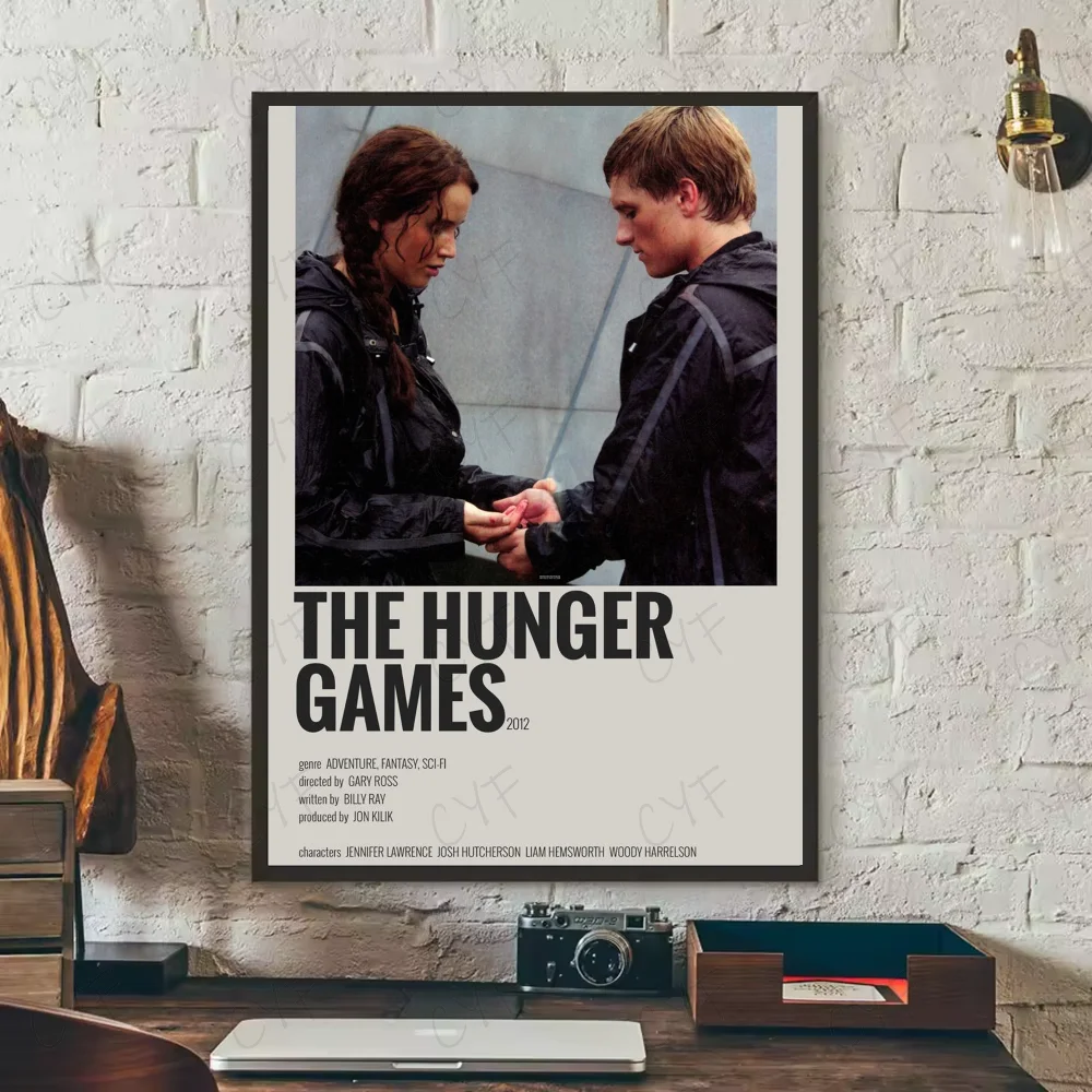 Hunger Games HD Movie Poster | Waterproof PVC Wall Art Décor Movie Wall Poster Peaceful Pleasures Health and Wellness z11 40X50cmNoframe