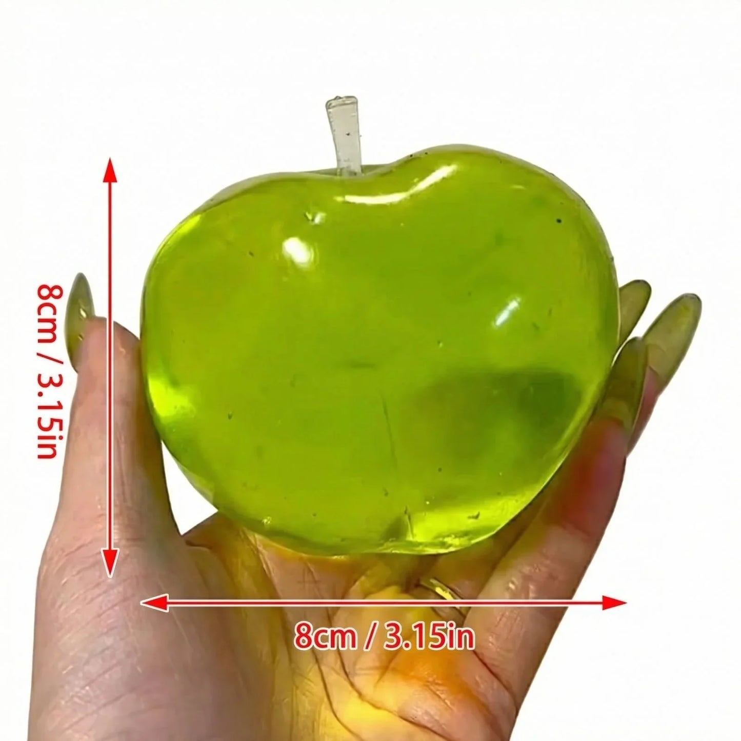 Squishy Green Apple Stress Ball – Slow Rebound Fidget Toy