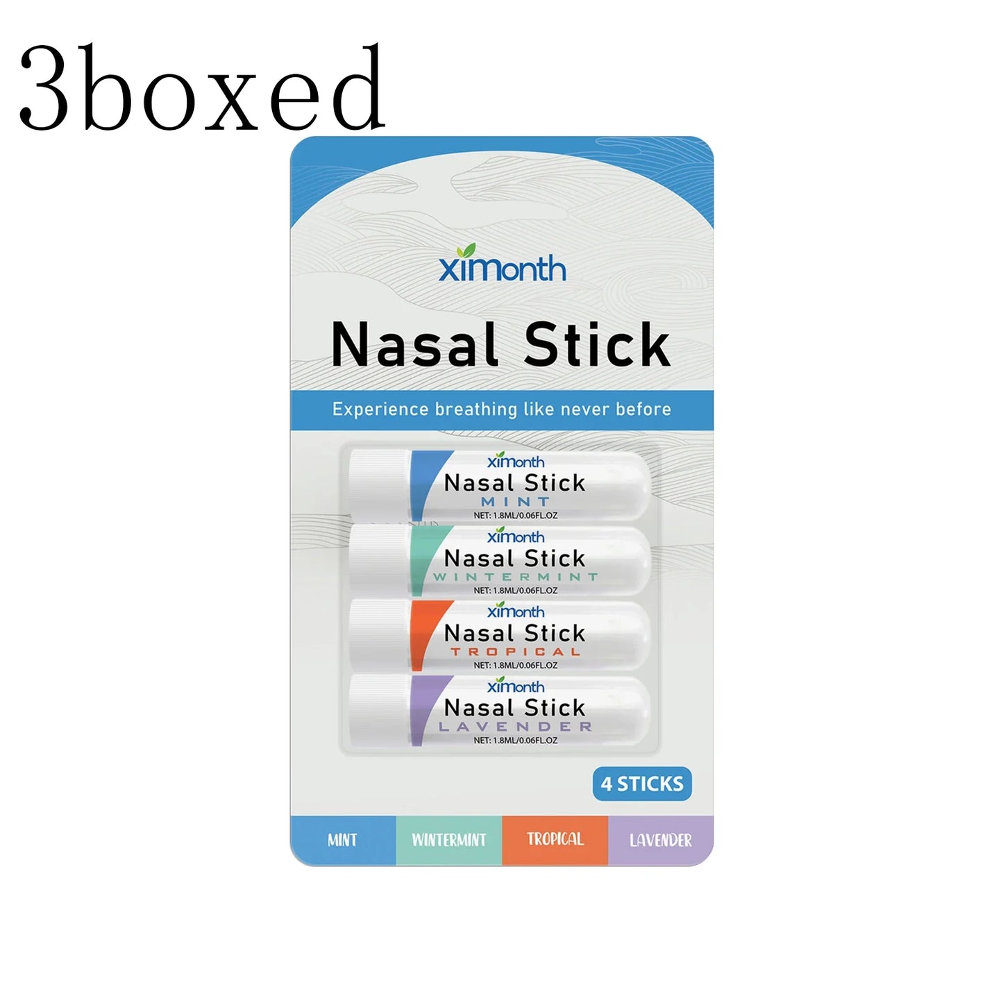 Nasal Inhaler Sticks Set – Natural Cooling Fresh Breathing