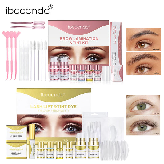 Lash Lift & Brow Lamination Tint Kit | Semi-Permanent At Home Lash & Brow Lift Kit Peaceful Pleasures Health and Wellness