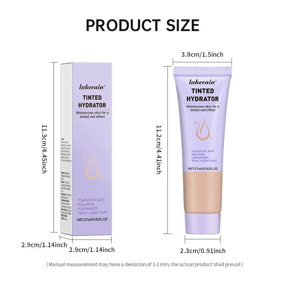 Lakerain Tinted Moisturizer Cream – Lightweight Full Coverage