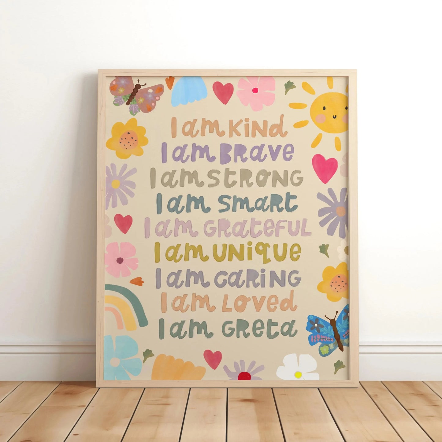 Unicorn Quote Canvas Wall Art | Nursery & Home Decor Print Canvas Wall Art Peaceful Pleasures Health and Wellness WO250 20x30cm Unframed