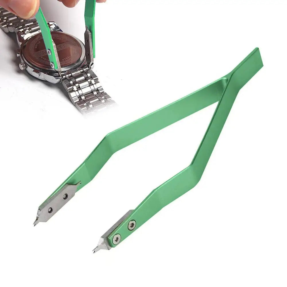 Y-type Watch Band Tweezer Professional Precision Spring Bar Removal Tool for Watch Jewelry Bracelets Repair Tools Peaceful Pleasures Health and Wellness Green