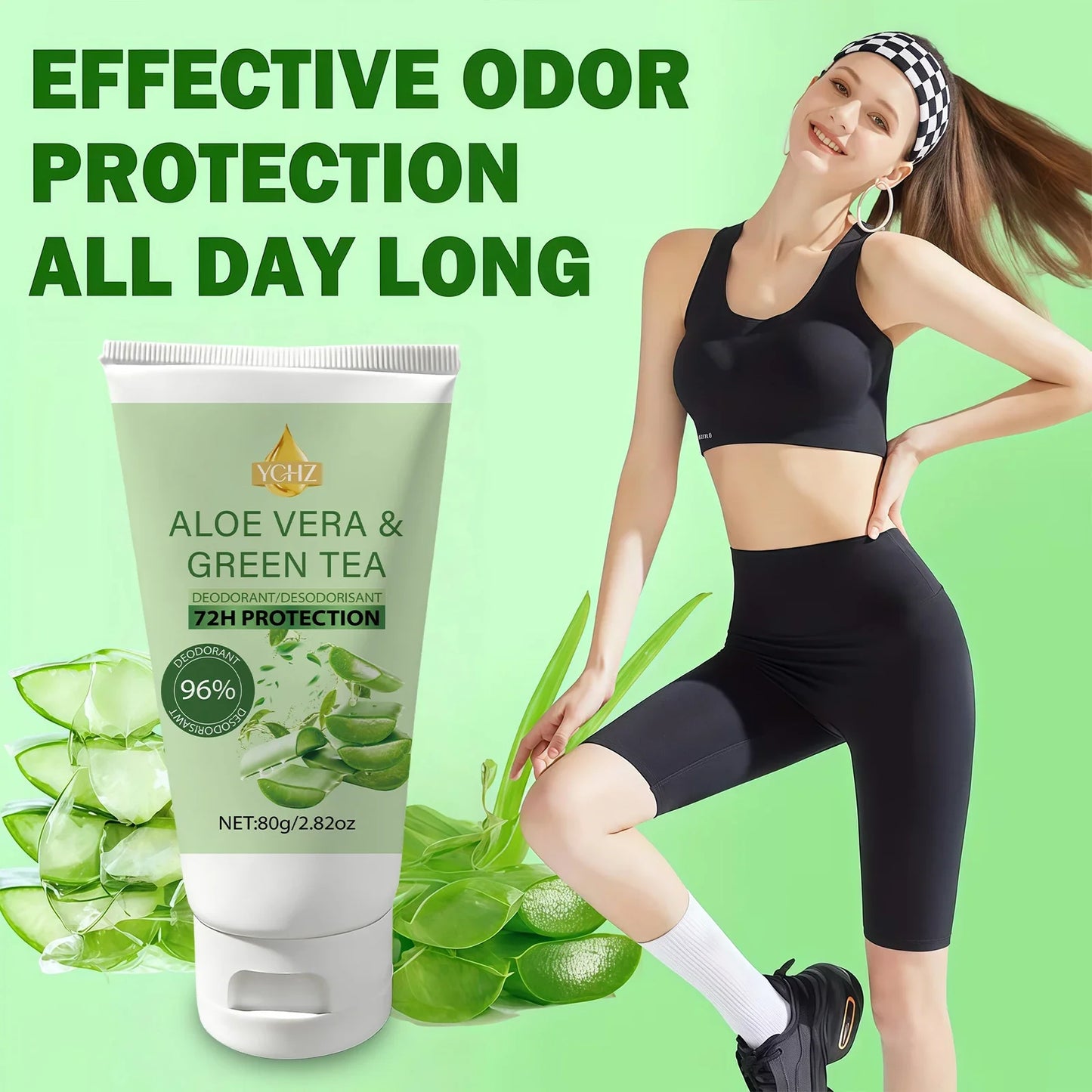72-Hour Aluminum-Free Vegan Deodorant Roll-On | Men & Women