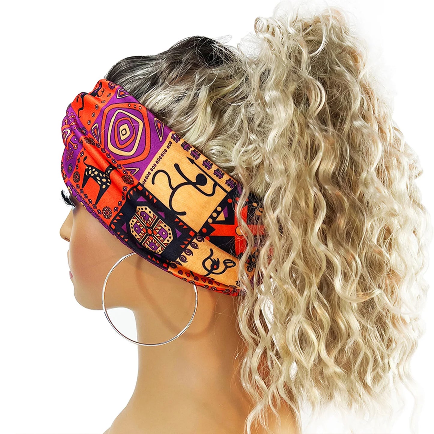 Women's Elastic Sports Headbands Running Fitness Headband Twisted Design Hairband for Workout Gym Yoga Hair Band Peaceful Pleasures Health and Wellness