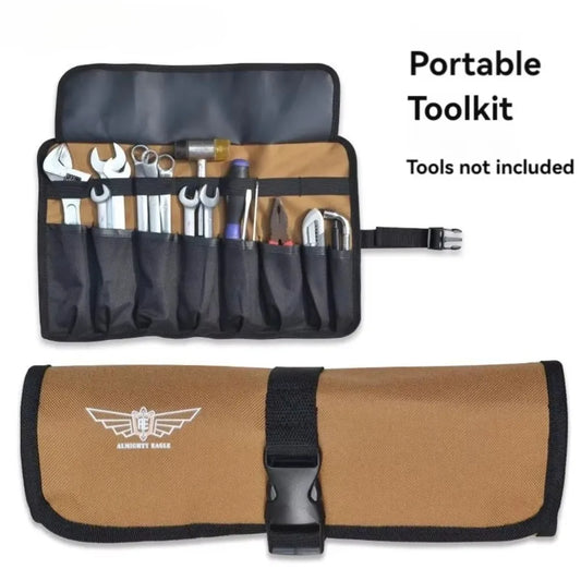 Oxford Cloth Roll Portable Pouch Bag Wrench Tool Foldable Spanner Hammer Camping Pocket Multifunctional Storage Bag Toolkit Peaceful Pleasures Health and Wellness