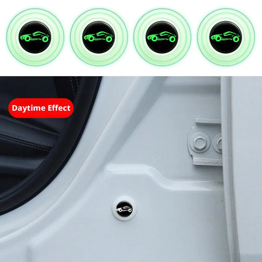 4Pcs Car Door Shock Absorber Pads Silicone Three-Layer Buffer Anti-Collision Noise Reduction Stickers Peaceful Pleasures Health and Wellness