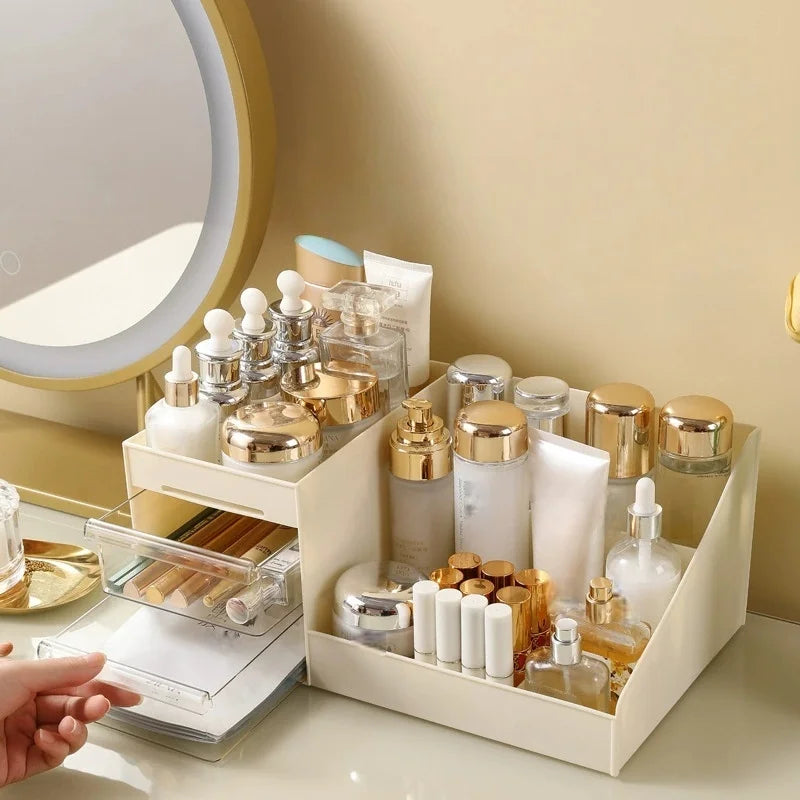 Makeup Organizer with Drawers | Vanity Cosmetic Storage