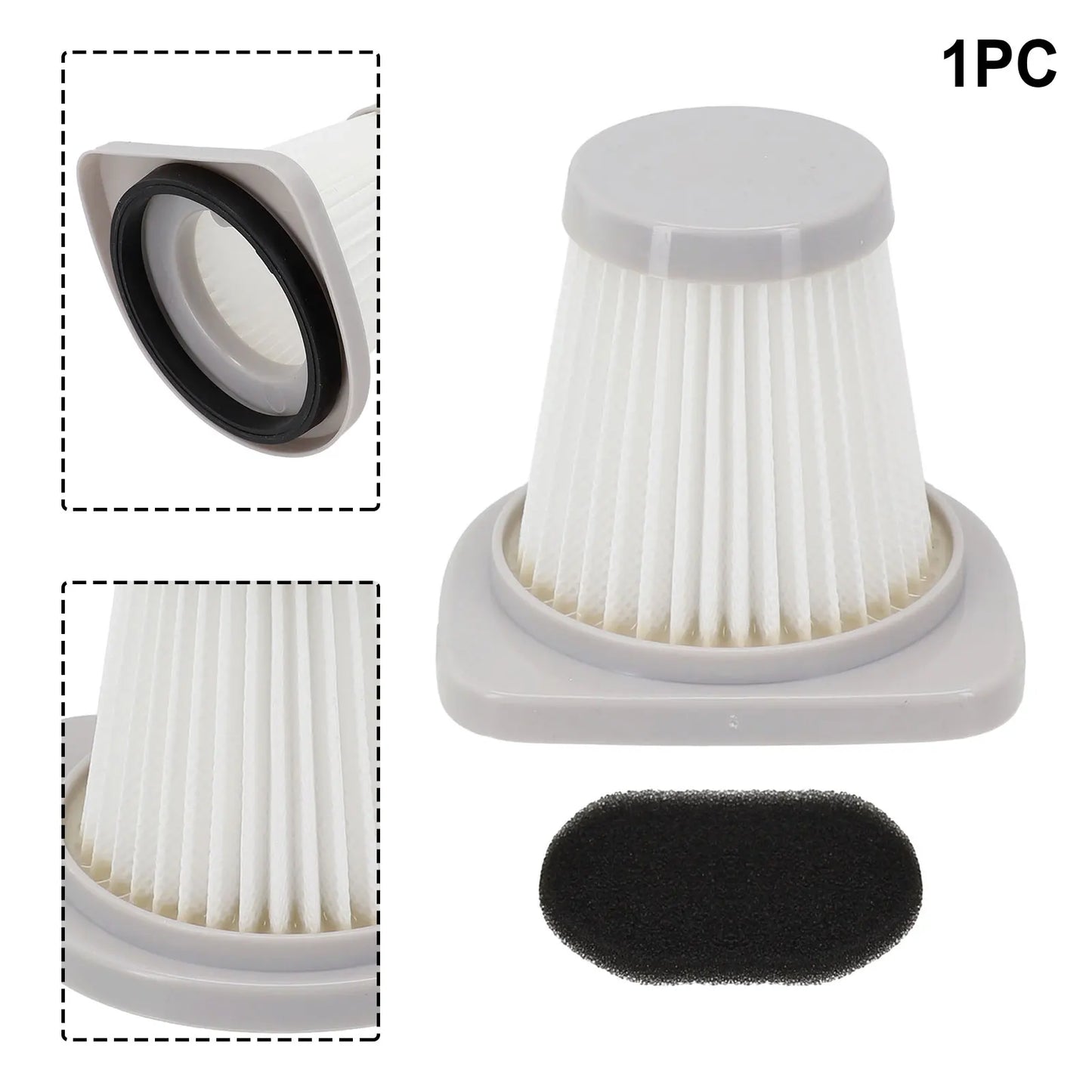 Washable Filter for INSE R3S Handheld Vacuum | 1-2 Pack