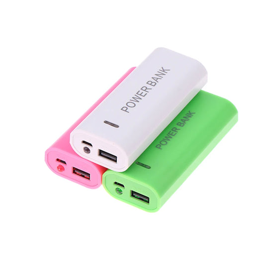 Portable Power Bank Case DIY 2Cell 18650 Battery Box For Smart Phone Charge 5V 1A For 18650 Battery With Indicator Light Peaceful Pleasures Health and Wellness