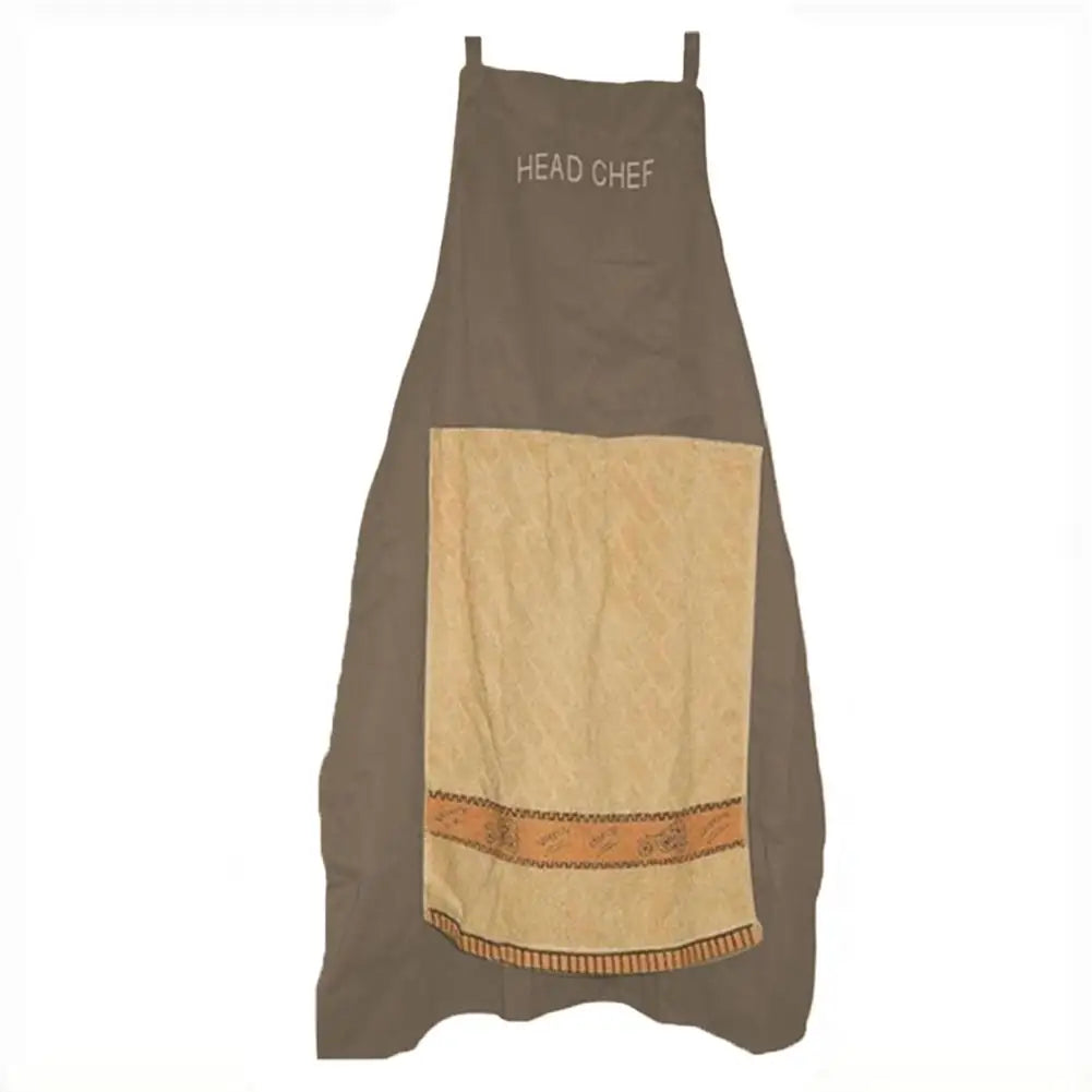 Funny Prank Chef Apron For Men BBQ Grilling Cooking Adjustable Cotton Men's Kitchen One Size Novelty Gift Father's Day Apron Peaceful Pleasures Health and Wellness A