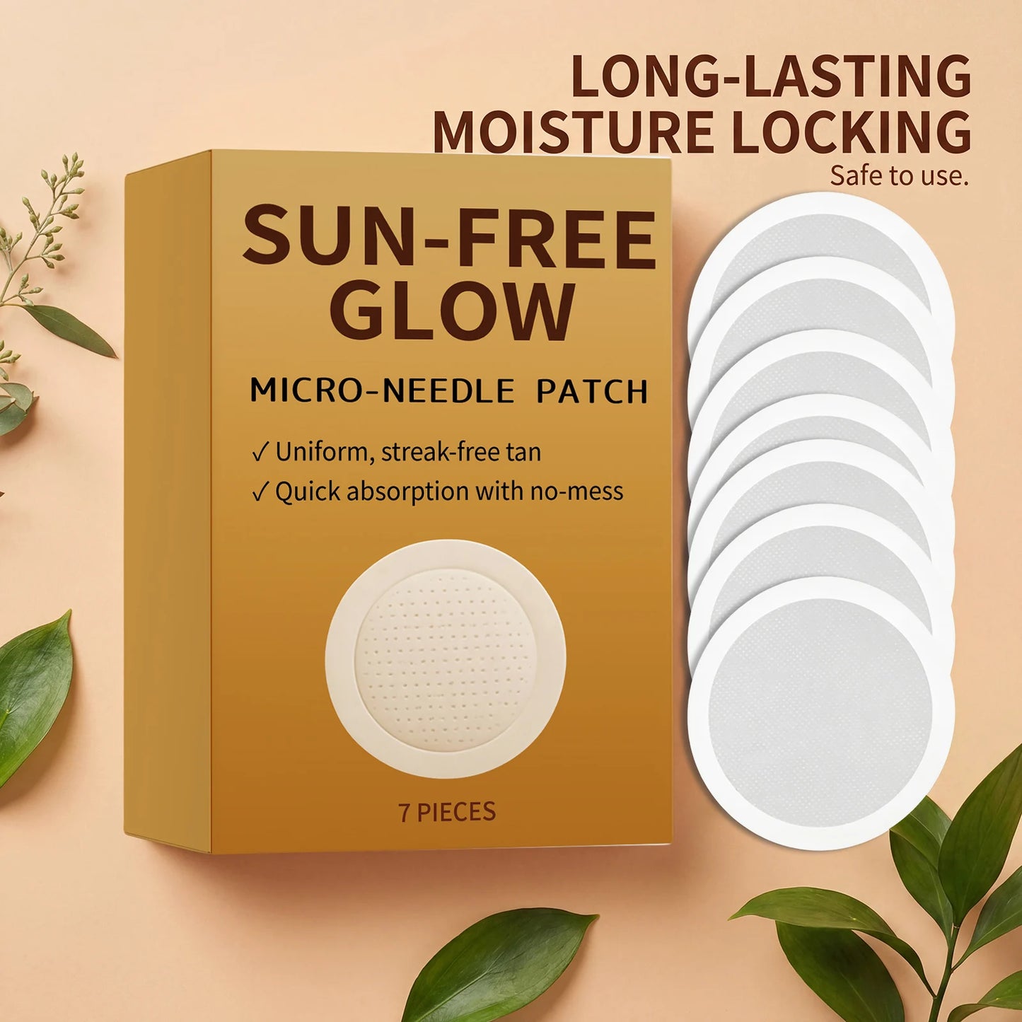 Self-Tanning Micro-Needle Patch 7 Pcs – Streak-Free Glow