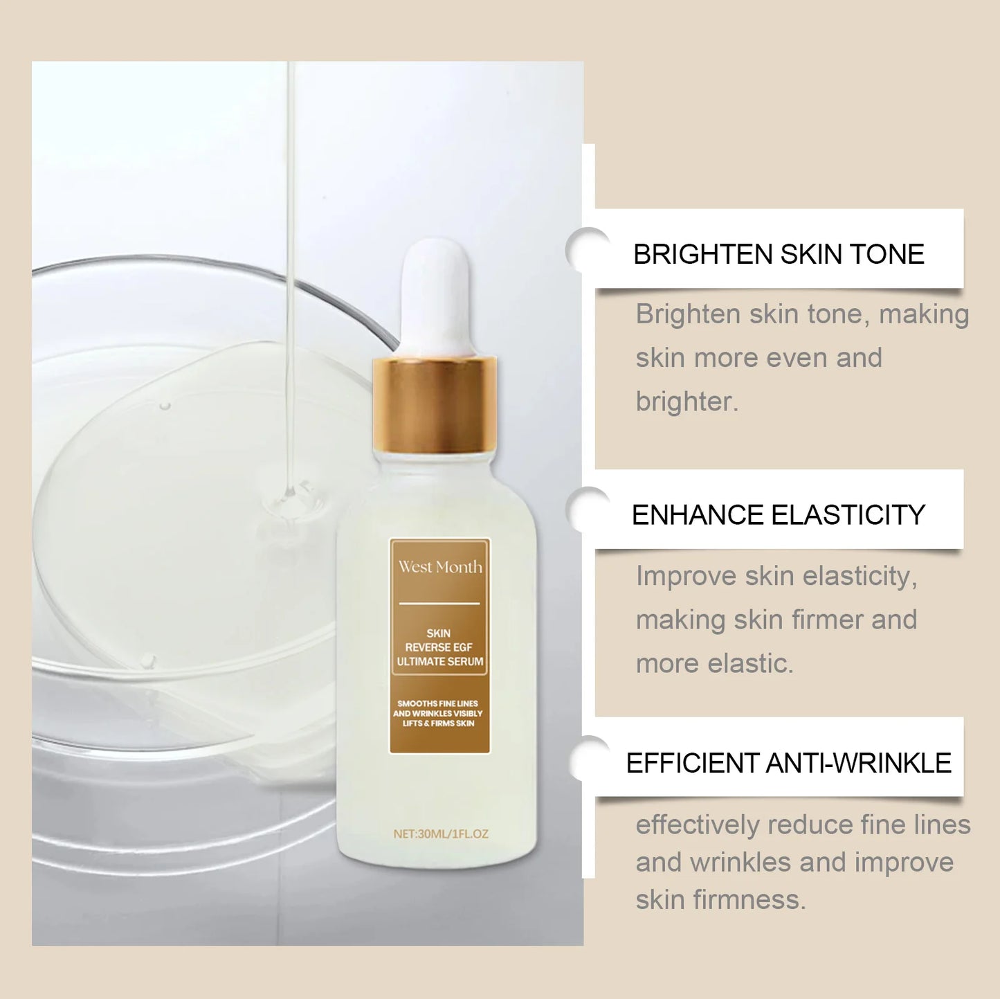 Glycerin Face Serum – Anti-Wrinkle, Hydrating & Brightening 30ml