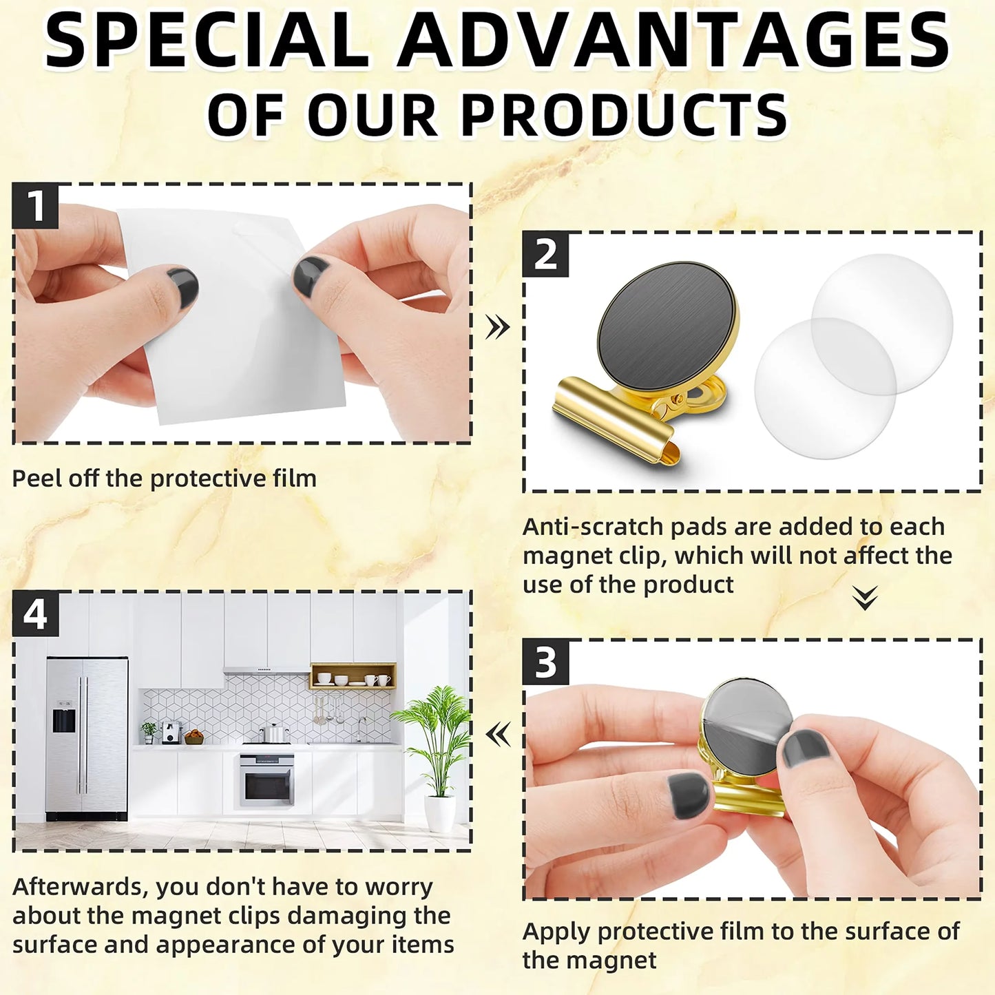 Multi-color Plastic Round Magnetic Clip Can Be Used As Sealing Also