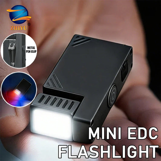 Mini COB LED Keychain Flashlight | USB-C Rechargeable 600 Lm LED Keychain Flashlight Oasis Select