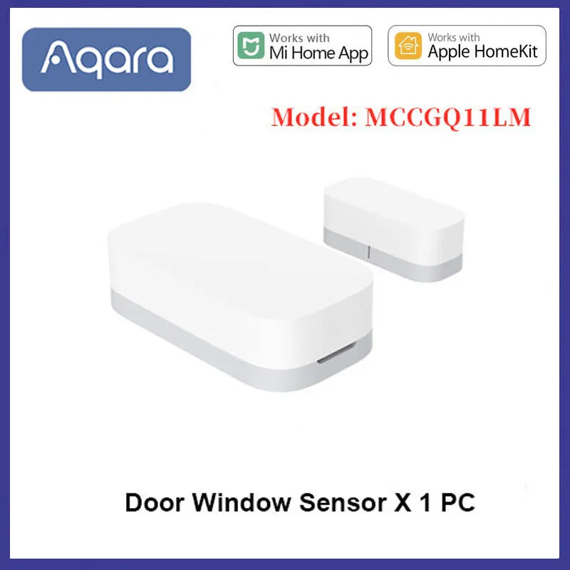 Original Aqara Door Window Sensor Zigbee Wireless Connection Smart Mini Door Sensor HomeKit Smart Home for Xiaomi Mijia Mi Home Peaceful Pleasures Health and Wellness 1pcs China Mainland
