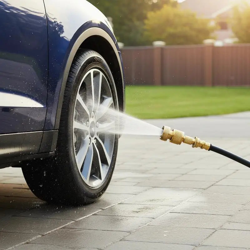 Brass High-Pressure Water Spray Nozzle | Quick Connector