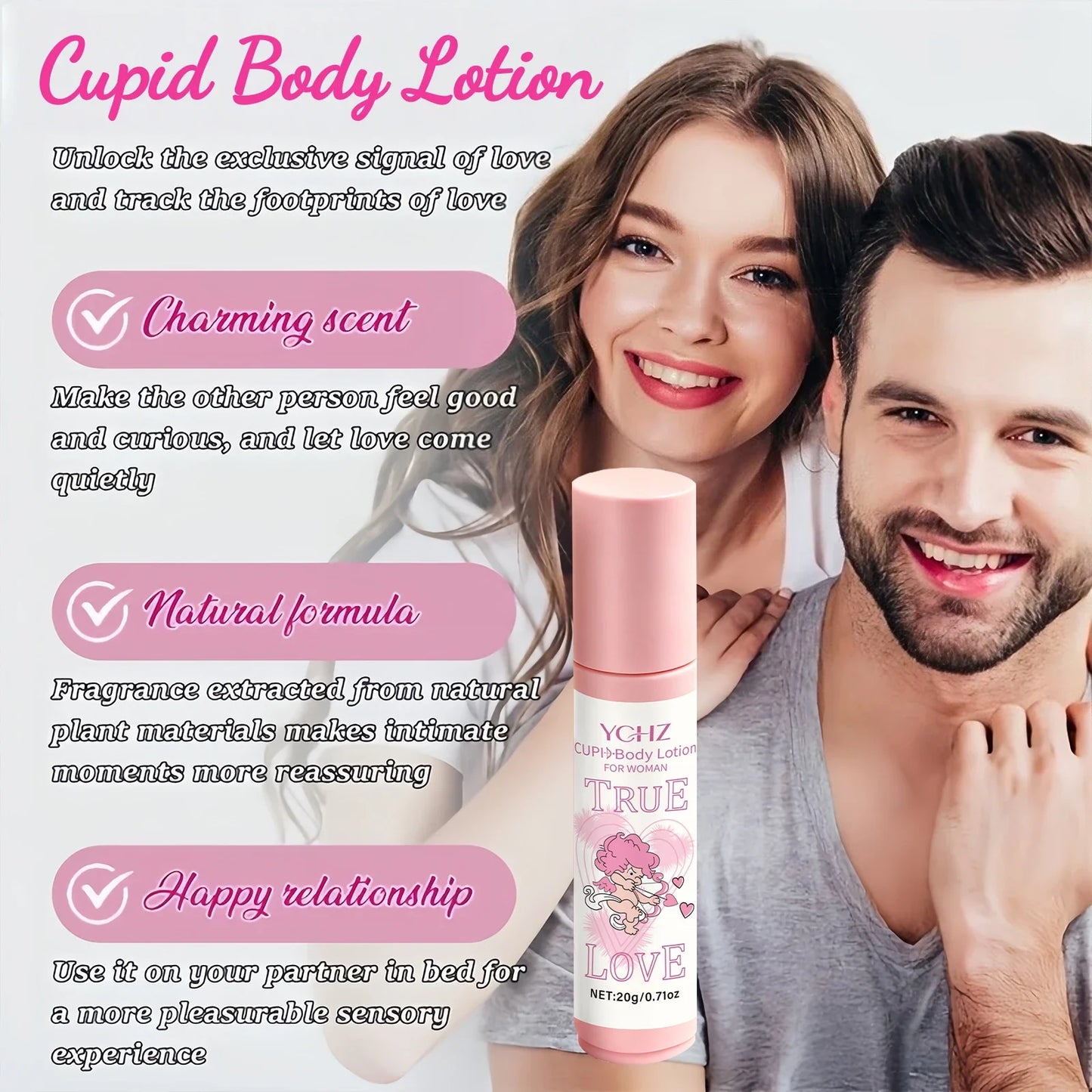 YCHZ Rose Roll-On Deodorant | 72-Hour Freshness | 20g