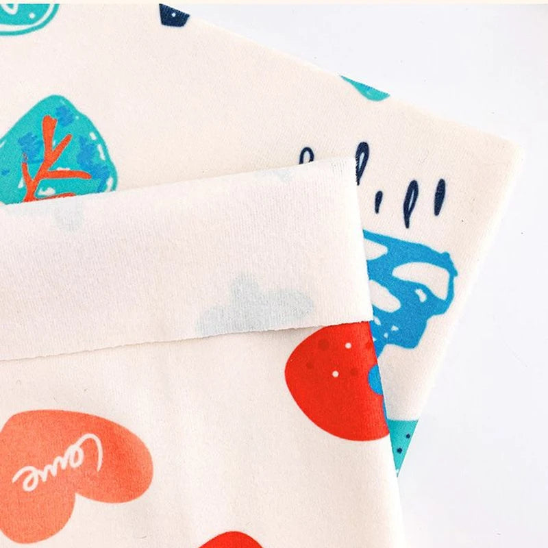 Kids Winter Cotton Neck Scarf | Cute Cartoon Baby Neckerchief