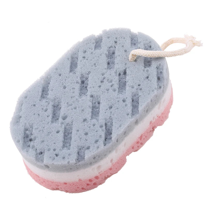 Bath Sponge Body Scrub Bast Wisp Massage Brush Body Washcloth Skin Scrubber Relax Exfoliating Skincare Shower Accessories Peaceful Pleasures Health and Wellness style 2