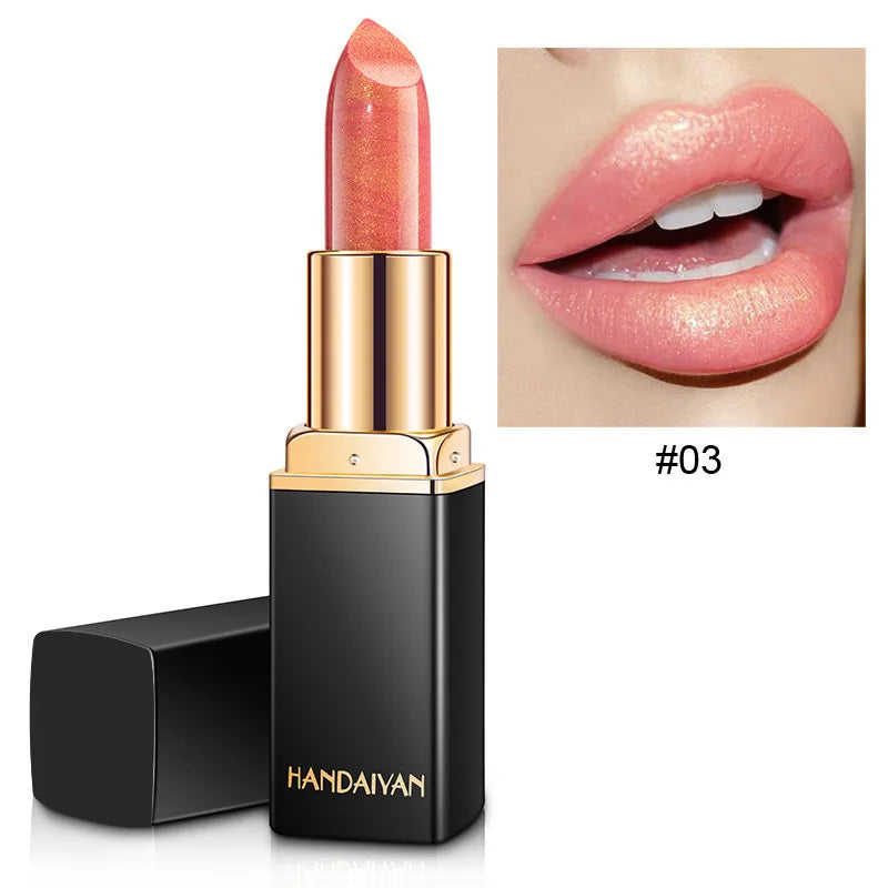 Handaiyan Metallic Color-Changing Lipstick – 9 Shades